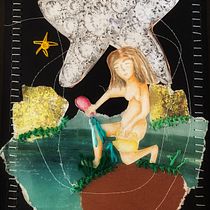 Mi Proyecto del curso: Técnicas mixtas de ilustración para activar la imaginación. Traditional illustration, Fine Arts, Collage, Drawing, Acr, and lic Painting project by Julissa Chávez - 02.25.2022