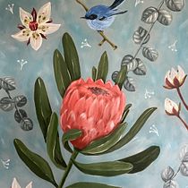 Meu projeto do curso: Pintura botânica com acrílico. Traditional illustration, Fine Arts, Painting, Acr, lic Painting, and Botanical Illustration project by Vera Chinigo - 02.25.2022