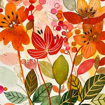 My project in Artistic Floral Watercolor: Connect with Nature course. Ilustração tradicional, Pintura, Pintura em aquarela e Ilustração botânica projeto de Upasana Saigal - 25.02.2022