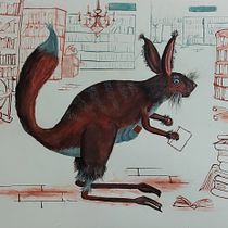 My project in Creative Illustration Techniques with Gouache course. Traditional illustration, Character Design, Fine Arts, Painting, Children's Illustration, Gouache Painting, and Picturebook project by hug3112 - 02.25.2022