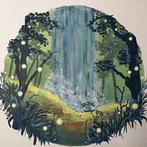 Mon projet du cours : Peinture de paysages enchantés à la gouache. Projekt z dziedziny Trad, c, jna ilustracja,  Malarstwo i Malowanie gwaszami użytkownika domlyon - 25.02.2022