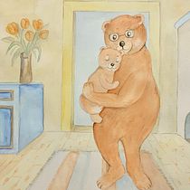 Mein Kursprojekt: Tierfiguren in Aquarell für Kinderbücher. Traditional illustration, Fine Arts, Painting, Drawing, Watercolor Painting, Children's Illustration, and Narrative project by Cordula Altersberger - 02.25.2022