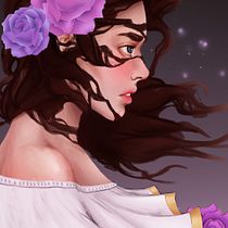 rosa. Traditional illustration, Drawing, Digital Illustration, Portrait Drawing, Digital Drawing, and Digital Painting project by caaron42 - 02.25.2022