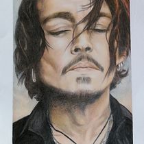 Il mio progetto del corso: Ritratto realistico con matite colorate. Traditional illustration, Fine Arts, Pencil Drawing, Drawing, Portrait Drawing, Realistic Drawing, Artistic Drawing, and Colored Pencil Drawing project by Paola Giaccone - 02.25.2022