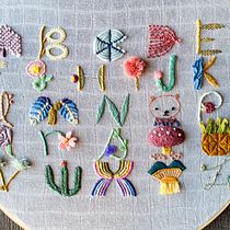 My project in Introduction to Raised Embroidery course. Projekt z dziedziny  Haft, Wzornictwo tekst i liów użytkownika Tiffany Minato - 26.02.2022
