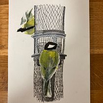 My project in Illustrating Nature: A Creative Exploration course. Traditional illustration, Painting, Drawing, Watercolor Painting, Ink Illustration, and Naturalistic Illustration project by rmreed - 02.26.2022