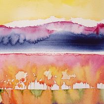 My project in Watercolor Landscapes: Experimental Tools and Techniques course. Un projet de Beaux Arts, Peinture , et Aquarelle de Starla Mount David - 26.02.2022