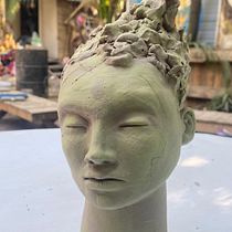 Mi Proyecto del curso: Introducción a la escultura figurativa con arcilla. Artes plásticas, e Escultura projeto de Monica Herrera - 05.03.2022