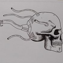 Mi Proyecto del curso: Dibujo anatómico de la cabeza humana. Fine Arts, Pencil Drawing, Drawing, Portrait Drawing, Realistic Drawing, and Figure Drawing project by Mauricio Suárez Becerra - 02.26.2022
