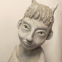 My project in Introduction to Clay Figurative Sculpture course. Artes plásticas, e Escultura projeto de Helen Green - 27.02.2022