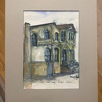 My project in Architectural Sketching with Watercolor and Ink course. Sketching, Drawing, Watercolor Painting, Architectural Illustration, Sketchbook & Ink Illustration project by Ünal Anaç - 02.27.2022