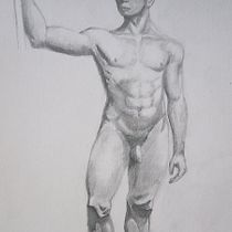 Mi Proyecto del curso: Dibujo realista de la figura humana. Een project van Traditionele illustratie,  Beeldende kunst,  Schetsen, Tekening met potlood,  Tekening, Realistische tekening y Anatomisch tekenen van mibukyt - 27.02.2022