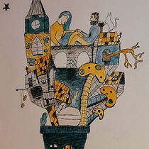 My project in Illustrated Stories: From Idea to Paper course. Traditional illustration, Fine Arts, Painting, Pencil Drawing, Drawing, Watercolor Painting, Children's Illustration, and Narrative project by daccus - 03.20.2022