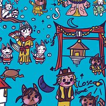 My project in Kawaii-Style Story Illustration course. Traditional illustration, Character Design, Digital Illustration, and Manga project by Xaymara Claudio - 02.23.2022