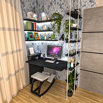 Il mio progetto del corso: Rendering fotorealistico con SketchUp e V-Ray Next. Arquitetura de interiores, Design de interiores, Decoração de interiores, Interiores, e Retail Design projeto de michelle_ciccioppll - 28.02.2022