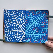 My project in Botanical Patterns in a Sketchbook: Conquer the Blank Page course. Ilustração tradicional, Pattern Design, Ilustração botânica, e Sketchbook projeto de Joke Boudens - 01.03.2022