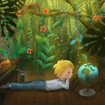 Mein Kursprojekt: Atmosphärische Szenen in Procreate: Malen mit Farben und Licht . Traditional illustration, and Digital Illustration project by andrea - 02.27.2022