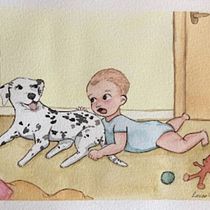 Meu projeto do curso: Ilustração de cenas narrativas com aquarela. Un progetto di Illustrazione tradizionale, Pittura ad acquerello, Stor, telling, Narrativa e Manga di Larissa Galastri - 27.02.2022