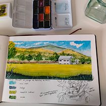 Mi Proyecto del curso: Cuaderno de viaje en acuarela. Traditional illustration, Watercolor Painting, Architectural Illustration, and Sketchbook project by laura_perez_arnaez - 02.28.2022