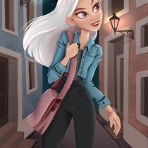 My project in Female Cartoon Character Design with Procreate course. Traditional illustration, Digital Illustration, and Digital Drawing project by Jenny Walsh - 02.27.2022