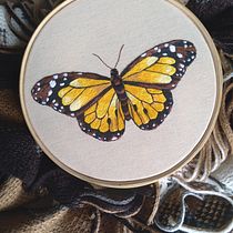 Meu projeto do curso: Técnicas de bordado realista. Traditional illustration, Embroider, and Textile Design project by Clarissa Generino - 02.28.2022