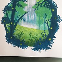 Mon projet du cours : Peinture de paysages enchantés à la gouache. Projekt z dziedziny Trad, c, jna ilustracja,  Malarstwo i Malowanie gwaszami użytkownika Marina Ferreira - 28.02.2022