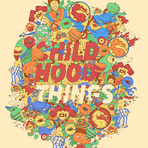 Coisas que marcaram minha infância em doodle. Traditional illustration, Vector Illustration, and Digital Illustration project by Lucas Sousa - 02.28.2022