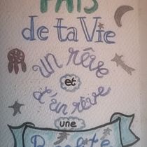 Mon projet du cours : Initiation au doodling créatif et au lettering manuel. Traditional illustration, Lettering, Drawing, H, and Lettering project by v.corroy - 02.27.2022