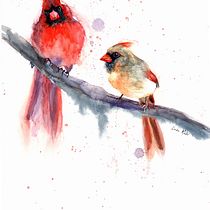 My project in Artistic Watercolor Techniques for Illustrating Birds course. Traditional illustration, Watercolor Painting, Realistic Drawing, and Naturalistic Illustration project by Linda Koch - 03.01.2022
