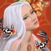 Mi Proyecto del curso: Retratos digitales de fantasía con Photoshop. Traditional illustration, Drawing, Digital Illustration, Portrait Drawing, Digital Drawing, and Digital Painting project by Kelly Johana Gamboa Cruz - 03.01.2022