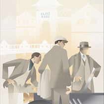 Illustration for a Mens Bespoke Tailoring.. Traditional illustration, Fine Arts, Poster Design, and Digital Illustration project by Anshu Merani - 02.25.2022