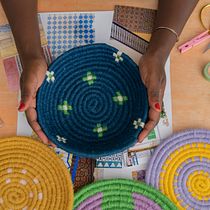 My project in Basket Weaving for Beginners: The Coiling Technique course. Accessor, Design, Arts, Crafts, Fashion Design, Fiber Arts, and Textile Design project by Tabara N'Diaye - 03.01.2022