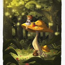 Mein Kursprojekt: Fantasie-Illustrationen mit Procreate. Traditional illustration, Digital Illustration, and Digital Drawing project by ladyastrogah - 03.01.2022