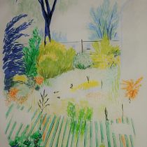 Mon projet du cours : Paysages : approche par le carnet de dessin et la couleur. Un progetto di Bozzetti, Creatività, Disegno a matita, Disegno e Sketchbook di Chloe Daigneault - 25.02.2022