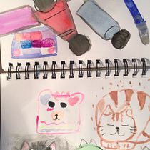 My project in Creative Watercolor Sketching for Beginners course. Traditional illustration, Sketching, Creativit, Drawing, Watercolor Painting, and Sketchbook project by Tabitha Parsons - 03.01.2022