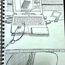 My project in Illustrated Diary: Fill Your Sketchbook with Experiences course. Ilustração tradicional, Esboçado, Desenho, Sketchbook e Ilustração com tinta projeto de Sharad Prateek Singh - 26.02.2022