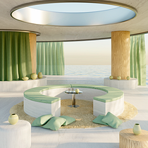 Mi Proyecto del curso: ArchViz de interiores: crea diseños 3D surrealistas con Blender. Arquitetura, Arquitetura de interiores, Arquitetura digital, e Visualização arquitetônica projeto de Wilmer Pelicó - 28.02.2022