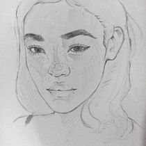My project in Portrait Sketchbooking: Explore the Human Face course. Un proyecto de Bocetado, Dibujo, Dibujo de Retrato, Dibujo artístico y Sketchbook de Amira Refai - 28.02.2022