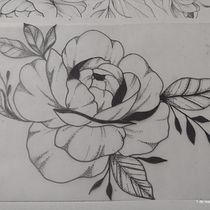 Mi Proyecto del curso: Tatuaje botánico con puntillismo. Projekt z dziedziny Trad, c, jna ilustracja, R i sunek botaniczn użytkownika Mavi Diaz - 01.03.2022