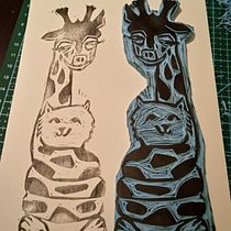 My project in Sketchbooking with Handmade Stamps course. Traditional illustration, Pattern Design, Printing, Sketchbook, and Engraving project by charles_ber - 03.02.2022