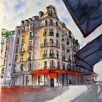 Mi Proyecto del curso: Dibujo arquitectónico con acuarela y tinta. Sketching, Drawing, Watercolor Painting, Architectural Illustration, Sketchbook & Ink Illustration project by lunnika - 03.02.2022