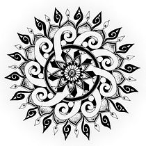 Mandala by Michele. Drawing & Ink Illustration project by Michele - 03.02.2022