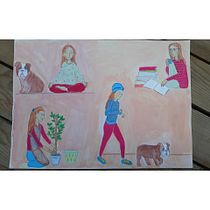 Il mio progetto del corso: Creazione di personaggi col disegno di osservazione. Un projet de Illustration traditionnelle, Conception de personnages, Dessin , et Carnet de croquis de Eletta Bianco - 02.03.2022