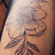 Mi Proyecto del curso: Tatuaje botánico con puntillismo. Projekt z dziedziny Trad, c, jna ilustracja, Projektowanie tatuaż, R i sunek botaniczn użytkownika Mariel G M. Argüero - 28.01.2022
