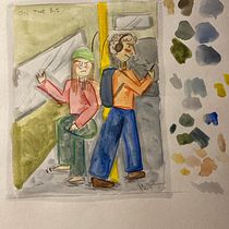 My project in Exploratory Sketchbook: Find Your Drawing Style course. Traditional illustration, Sketching, Creativit, Drawing, Watercolor Painting, Sketchbook, and Gouache Painting project by mattizamu - 03.01.2022