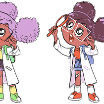 Meu projeto do curso: Design de personagens para animação com Photoshop. Animation, Character Design, and Character Animation project by Amanda Freitas - 03.02.2022