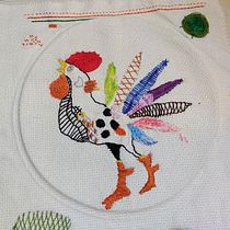Mi Proyecto del curso: Técnicas de bordado: ilustrando con hilo y aguja. Un projet de Broderie , et Design textile de Maria Puentes - 02.03.2022