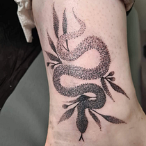 My project in Blackwork Tattoo Techniques with Fine Lines course. Tattoo Design project by Zosia Cielen - 02.28.2022