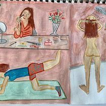 Mi Proyecto del curso: Creación de personajes a partir de dibujos de observación. Un projet de Illustration traditionnelle, Conception de personnages, Dessin , et Carnet de croquis de Paola Bizioli - 03.03.2022