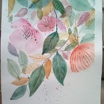 Mi Proyecto del curso: Acuarela floral: conecta con la naturaleza. Ilustração tradicional, Pintura, e Pintura em aquarela projeto de anarepre - 03.03.2022